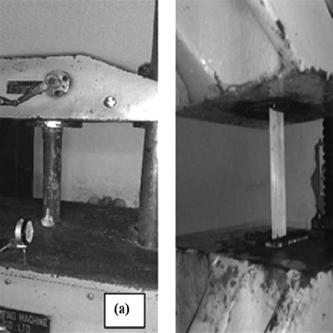 Specimen Testing A Compressive Strength B Tensile Strength Download Scientific Diagram