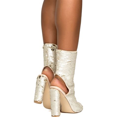 CAPE ROBBIN Connie 57 Women S Heeled Booties CONNIE 57 NUDE Shiekh