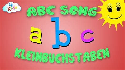 Abc Song In Kleinbuchstaben F R Kinder Und Kleinkinder Kinderlieder Zum