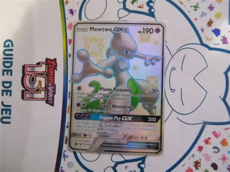 CARTE POKEMON MEWTWO SV59 SV94 GX SHINY Soleil Et Lune SL11 5 FR Avec