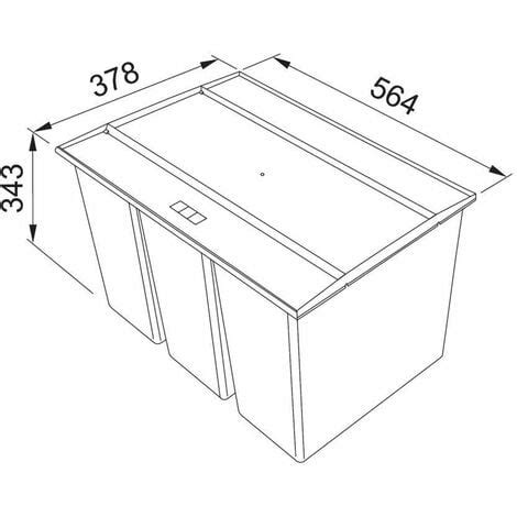 Franke Poubelle Tri S Lectif Poubelle Encastrable Easysort