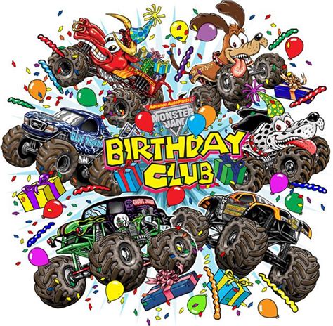 Monster Jam Birthday Club Monster Jam Birthday Monster Jam Birthday Party Monster Trucks