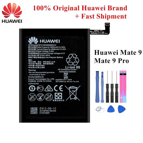 100 batería Original HB396689ECW para Huawei Mate 9 mate9 Pro Honor 8C