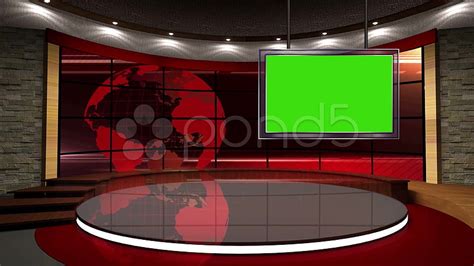 Studio Greenscreen Psd Virtual Set Virtual Tv Studio Green Screen