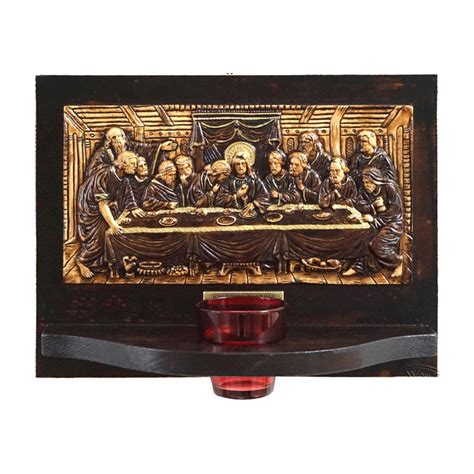 Last Supper Carved Wood Plaques