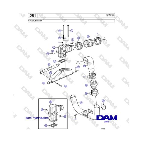 volvo penta gxi  gxi ef exhaust