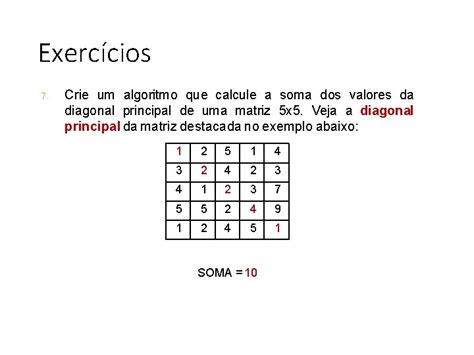 Exerccios Crie Um Algoritmo Que Leia Uma