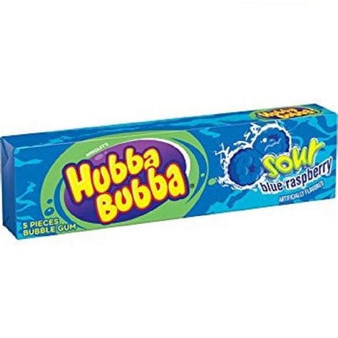 Hubba Bubba Max Sour Blue Raspberry 18 Pack Imported From Canada