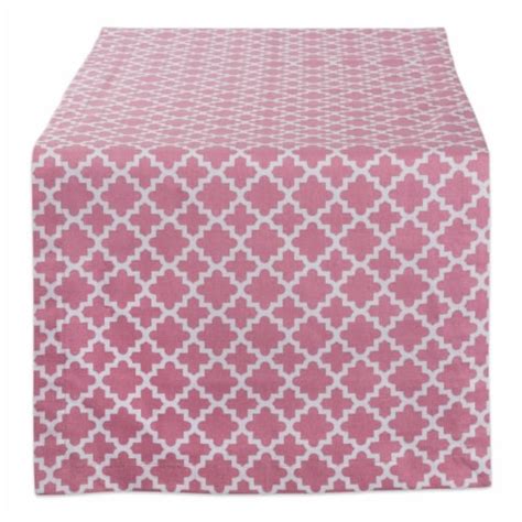 Design Imports Camz10482 14 X 108 In Rose Lattice Table Runner 1 Ralphs