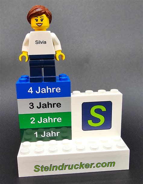 Lego Steindrucker Marketing Bausteine LEGO Mitarbeitergeschenke Zu