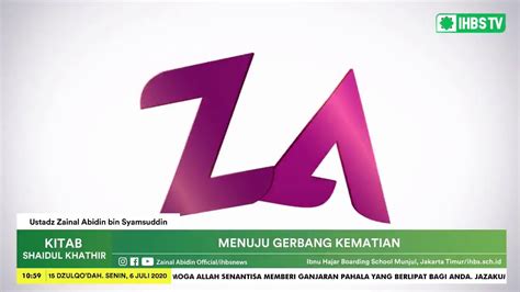 LIVE MENUJU GERBANG KEMATIAN USTADZ ZAINAL ABIDIN LC M M YouTube