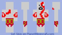 kratos (God of War) Minecraft Skin