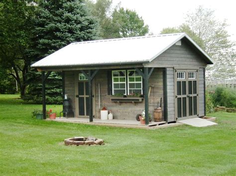 Cabins Miller Storage Barns Backyard Sheds Shed With Porch Shed Plans