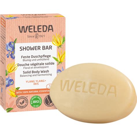 Weleda Shower Bar Feste Duschseife Ylang Ylang Iris St Ck G