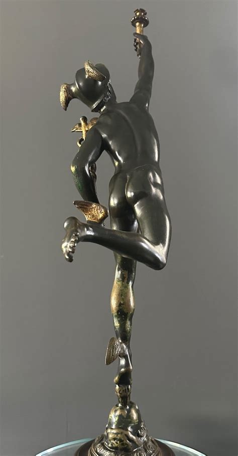 Proantic D Apr S Jean De Bologne Sculpture Mercure En Bronze D Epoqu