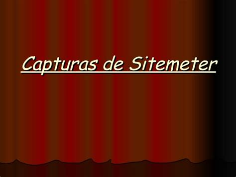 capturas de sitemeter