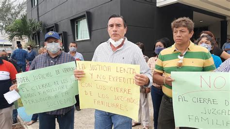 Abogados del sur de Veracruz también protestan tras cierre de juzgados