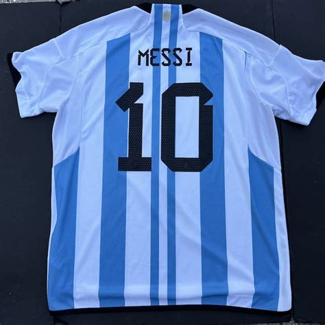 Adidas Adidas Argentina Lionel Messi soccer jersey | Grailed