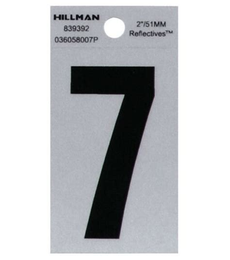 Hillman Black And Silver Reflective Adhesive House Wilco Farm Stores