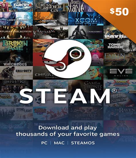 Steam Gift Card Usd Exoplayzone