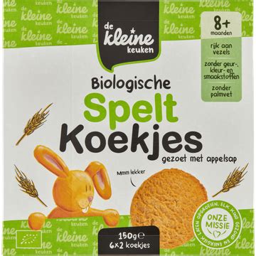 De Kleine Keuken Biologische Speltkoekjes Gezoet Met Appelsap