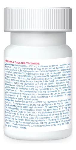 Suplemento Multivitamínico Materna Frasco Con 30 Tabletas en venta en