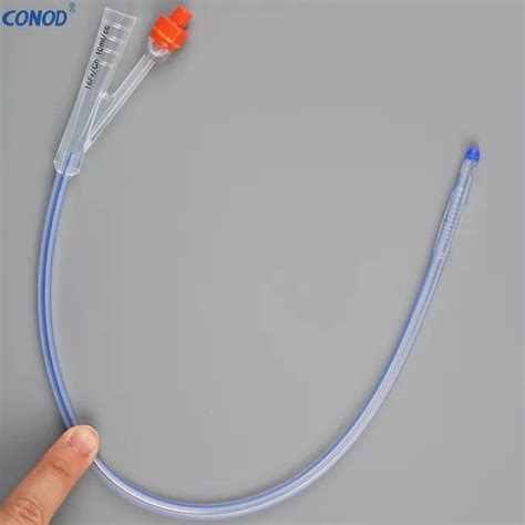 Medcial Full Silicone Ways Urethral Foley Catheter Fr China