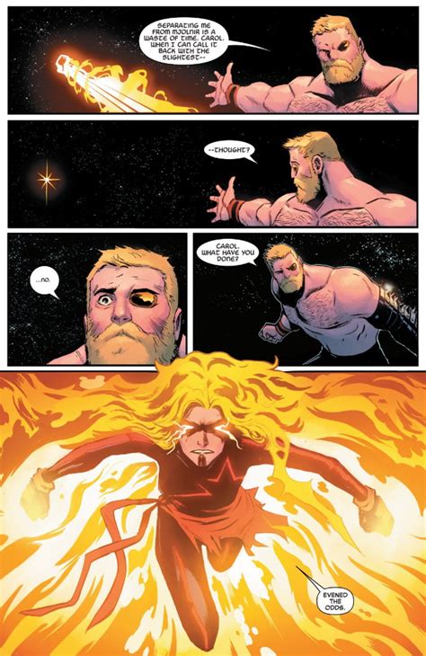 Captain Marvel vs. Thor Ends in Grisly Fashion