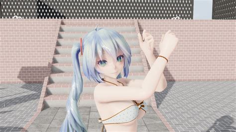 MMDWiggleWiggle Tda Miku Bikini YouTube