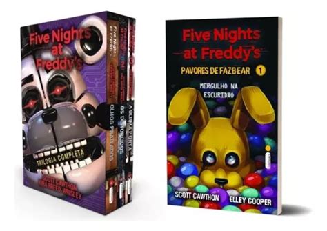 Kit De Livros Box Five Nights At Freddys Trilogia Completa And Mergulho Na Escuridão Pavores