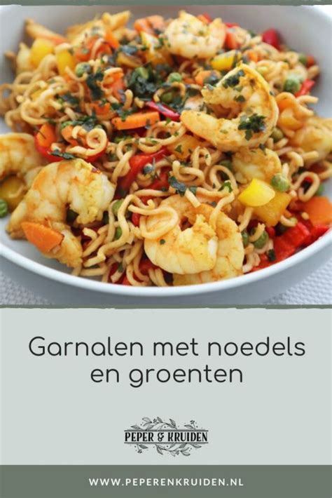 Garnalen Met Noedels En Groenten Artofit