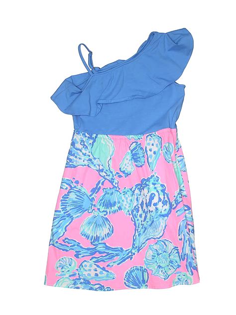 Lilly Pulitzer Blue Dress Size 8 - 10 - 63% off | ThredUp
