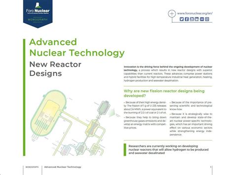 Monograph Advanced Nuclear Technology New Reactor Design Foro Nuclear