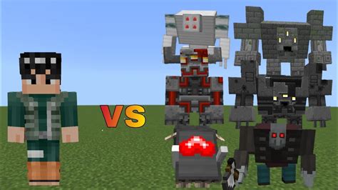 Might Guy Vs Crimson Steves More Mobs And Bosses Minecraft Java Mob Battle Youtube