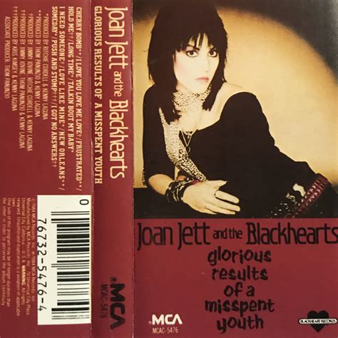 Glorious Results Of A Misspent Youth De Joan Jett The Blackhearts