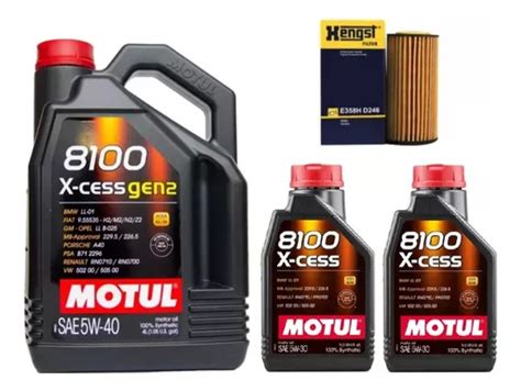 Kit Oleo Golf Gti Mk A Gli Motul W Filtro Hengst