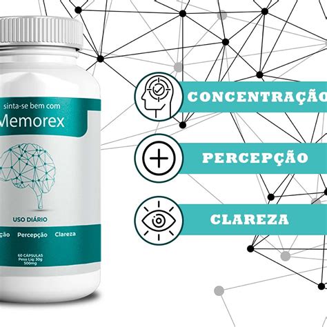 Memorex Suplemento Alimentar Caps Auxilia Na Mem Ria E