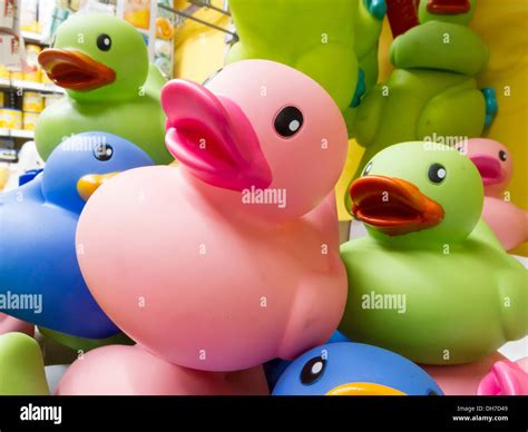 Pink Rubber Ducks Hi Res Stock Photography And Images Alamy