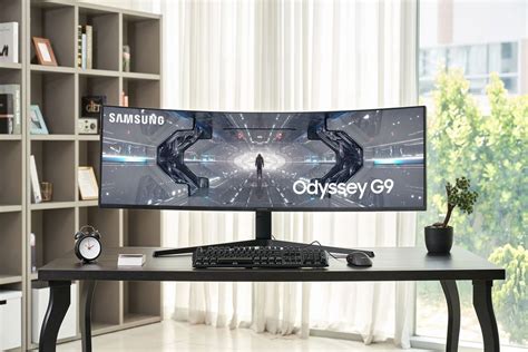 Samsung Odyssey G9 Un énorme écran Qled Incurvé 240 Hz De 49 En Résolution Double Qhd