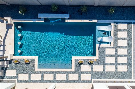 Pool Design Spotlight Bold Beautiful Backyard Symmetry — Presidential