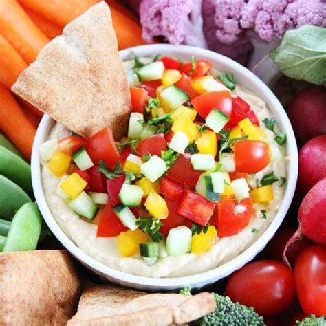 Veggie Hummus Recipe