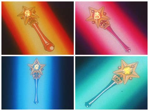 Silver Moon Crystal Power Kiss The Star Power Sticks First Appearance