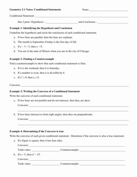 Conditional Statements Worksheet With Answers Pro Worksheet