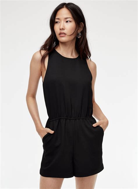 Wilfred Rive Romper Aritzia Flair Dress Rompers Fit And Flare Dress