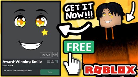 Free Accessory How To Get Award Winning Smile Roblox Youtube