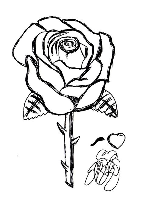 rose sketch by Sonamyluver on DeviantArt