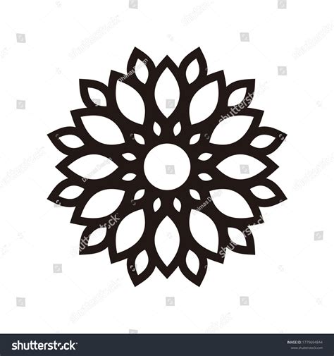 Abstract Daisy Logo Design Template Stock Vector (Royalty Free ...