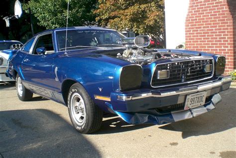 Blue 1976 Ford Mustang Cobra Ii Hatchback Photo Detail