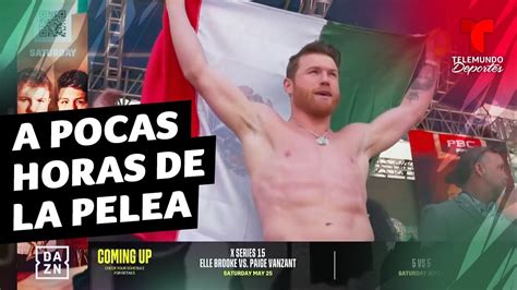 Canelo Álvarez y Jaime Munguía cumplen con la báscula Telemundo