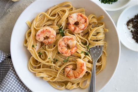 Shrimp Alfredo Fettuccine